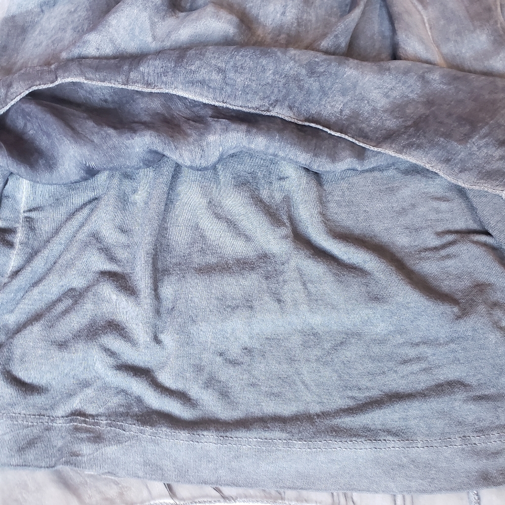 NWT 100% silk Bellambra blue cold oversized flowy dress size XS - Picture 6 of 10